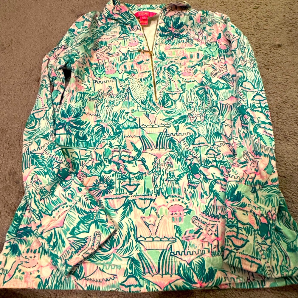 Lilly Pulitzer popover with elephants